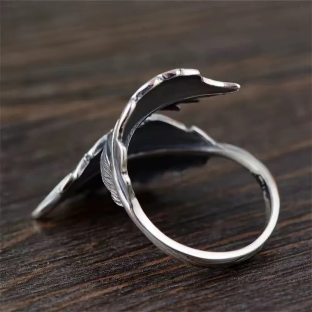 Vintage Leaf Resizable Ring Retro Jewelry - Picture 6 of 7